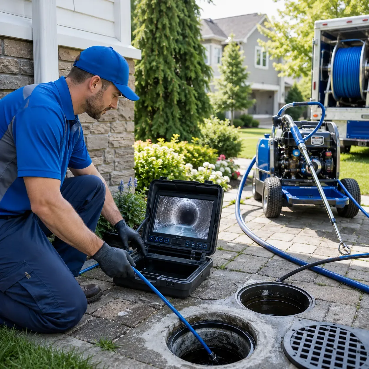 Outdoor drain cleaning professionals serving Watertown, MA